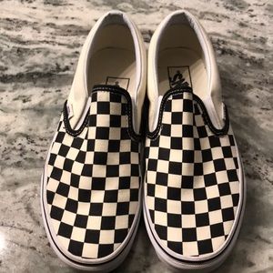 Vans Classic Checkerboard slide on 7.5